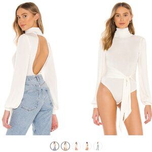 NWT Free People X REVOLVE Bring It Back Bodysuit Ivory Size Large